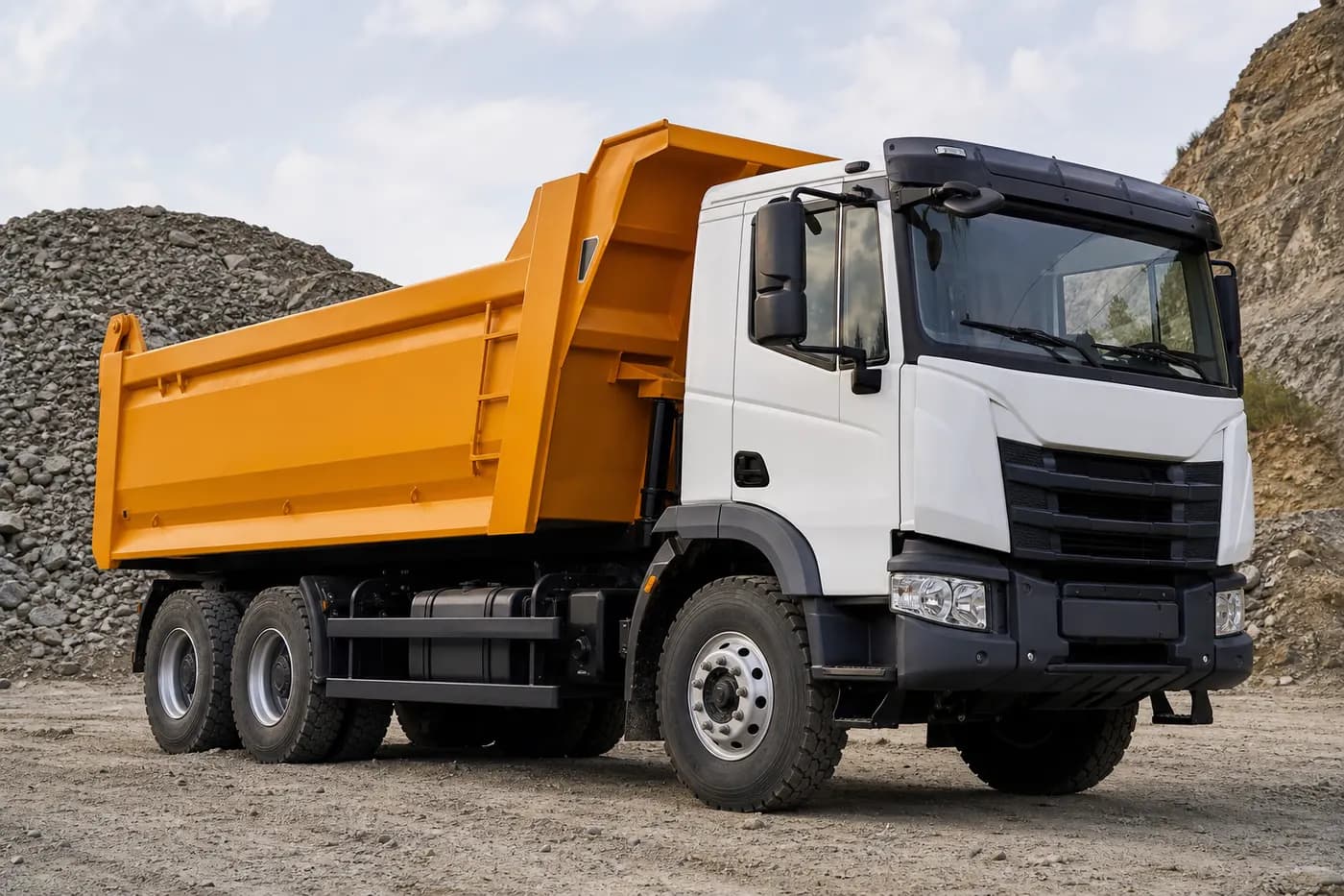 Wega Group dump truck fleet site logistics