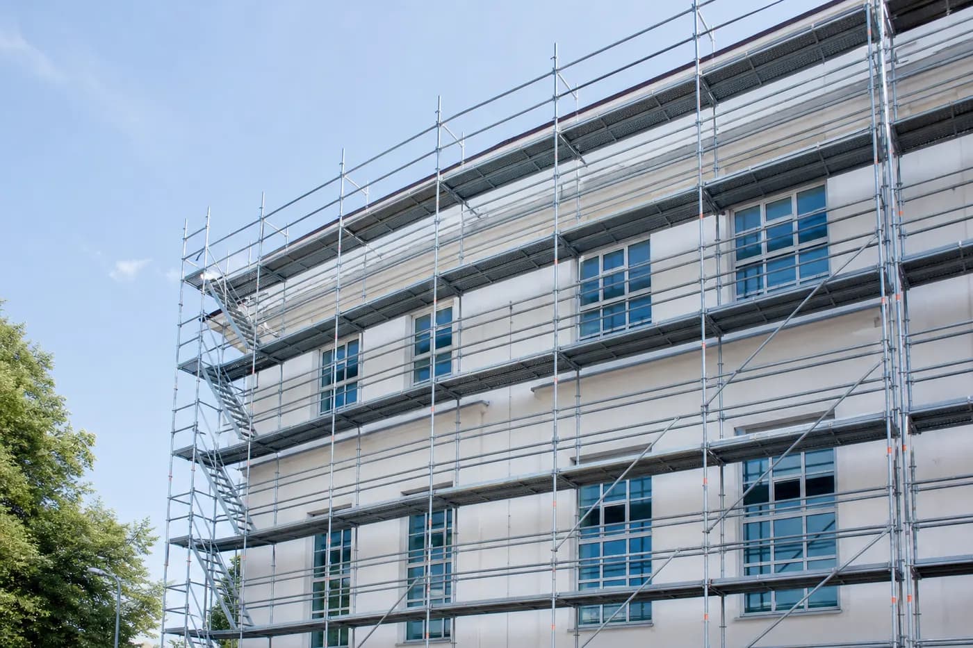 Wega Group secure scaffolding maintenance and facade works Aydın